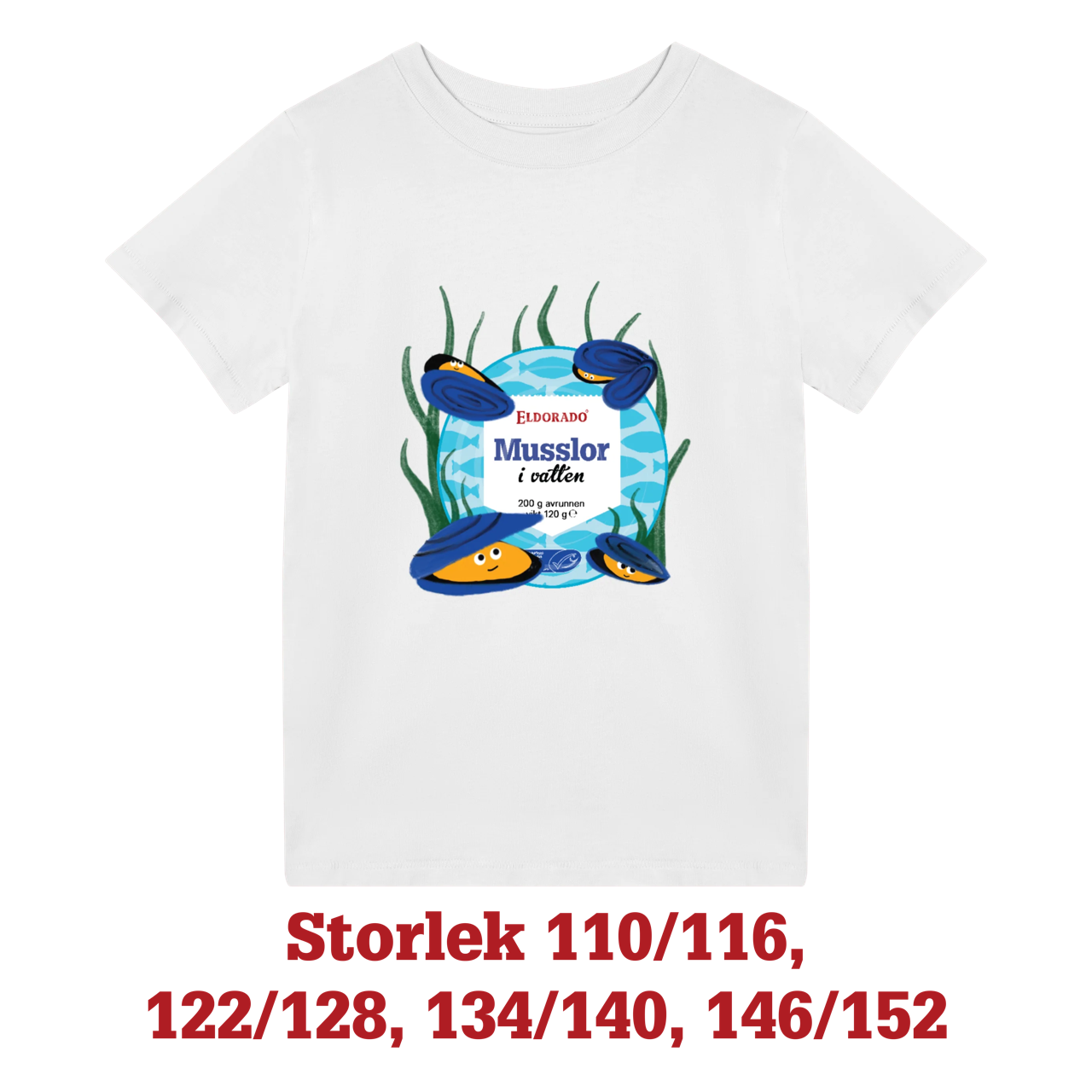 Kid T-shirt - Musslor