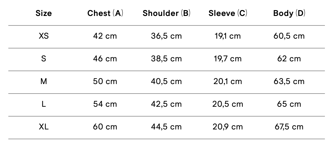 Dam - Regular T-shirt - Musslor Röd - Back Print