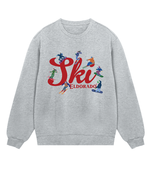 Herr - Sweatshirt Skiers - Grå