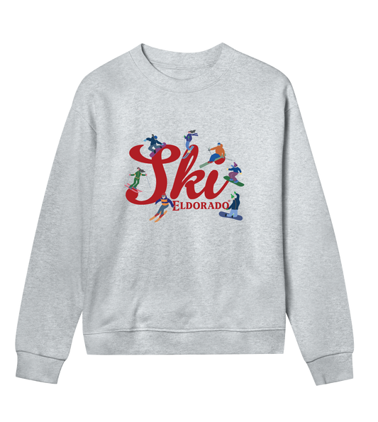 Dam - Sweatshirt Skiers - Grå