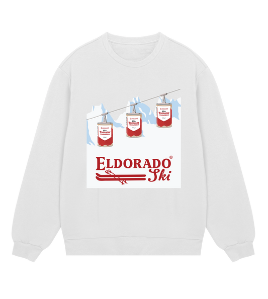 Herr - Sweatshirt Gondola - Vit